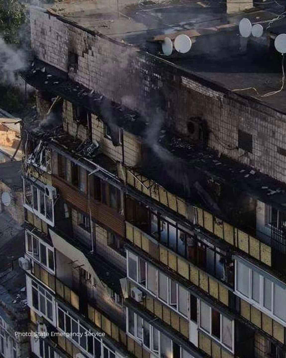 Deadly 10-Hour Drone Strike Hits Kyiv Overnight