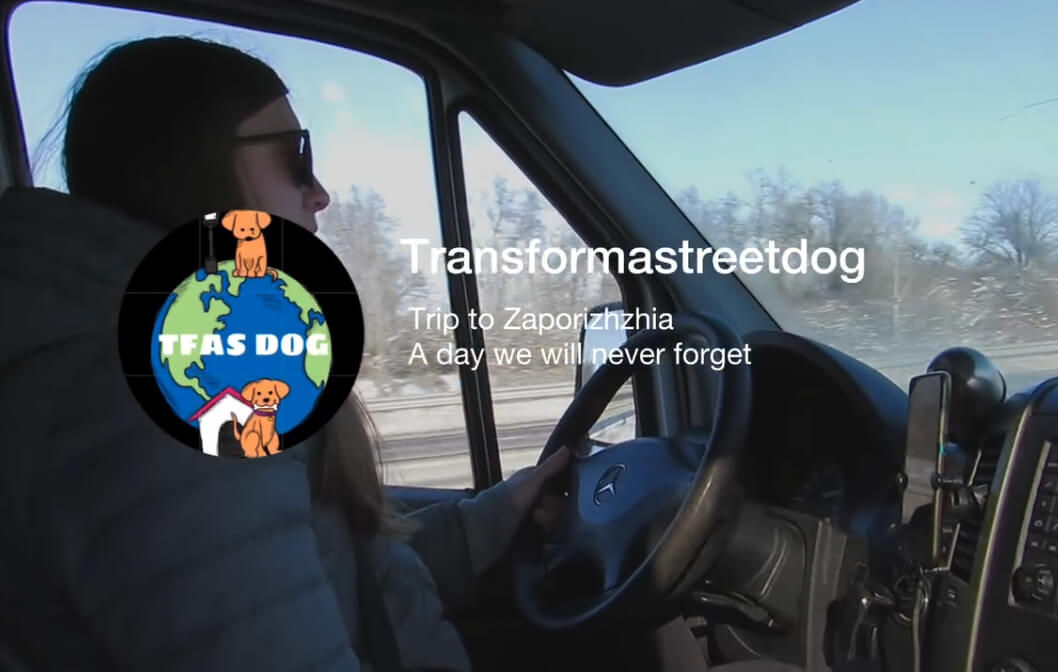 Rescue Mission to Zaporizhzhia - Van Damaged on the Way